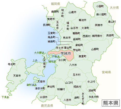 熊本県地図